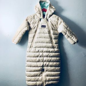 Patagonia Down Sweater Bunting Baby Snowsuit 3 Mo